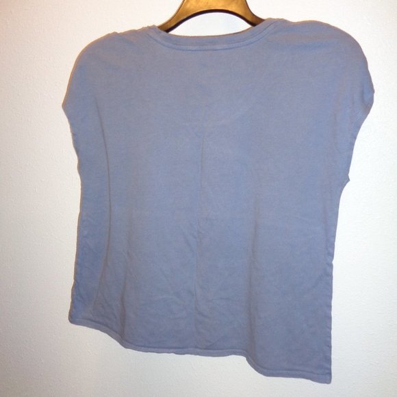 Daisy Fuentes Top Size Large Blue - Picture 9 of 9